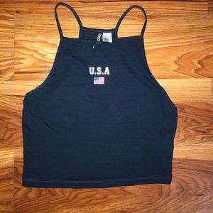 USA crop top